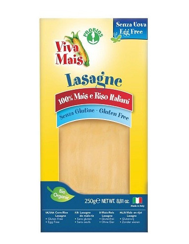 VVM LASAGNE MAIS/RISO 250G