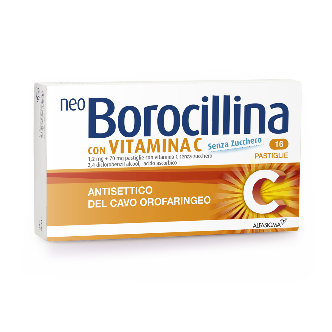 NEOBOROCILLINA C 16 PASTIGLIE SENZA ZUCCHERO