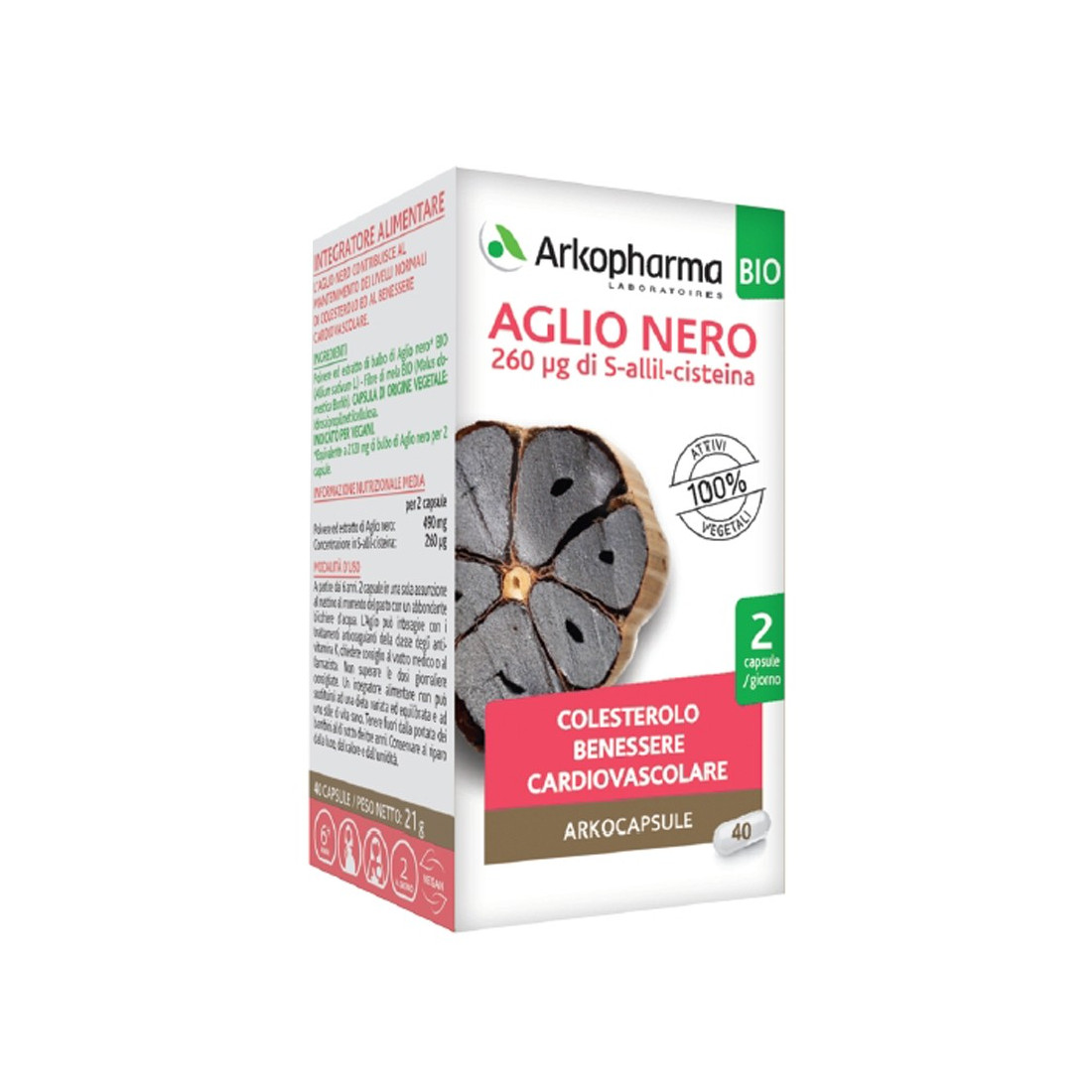 ARKOCPS AGLIO NERO BIO 40CPS