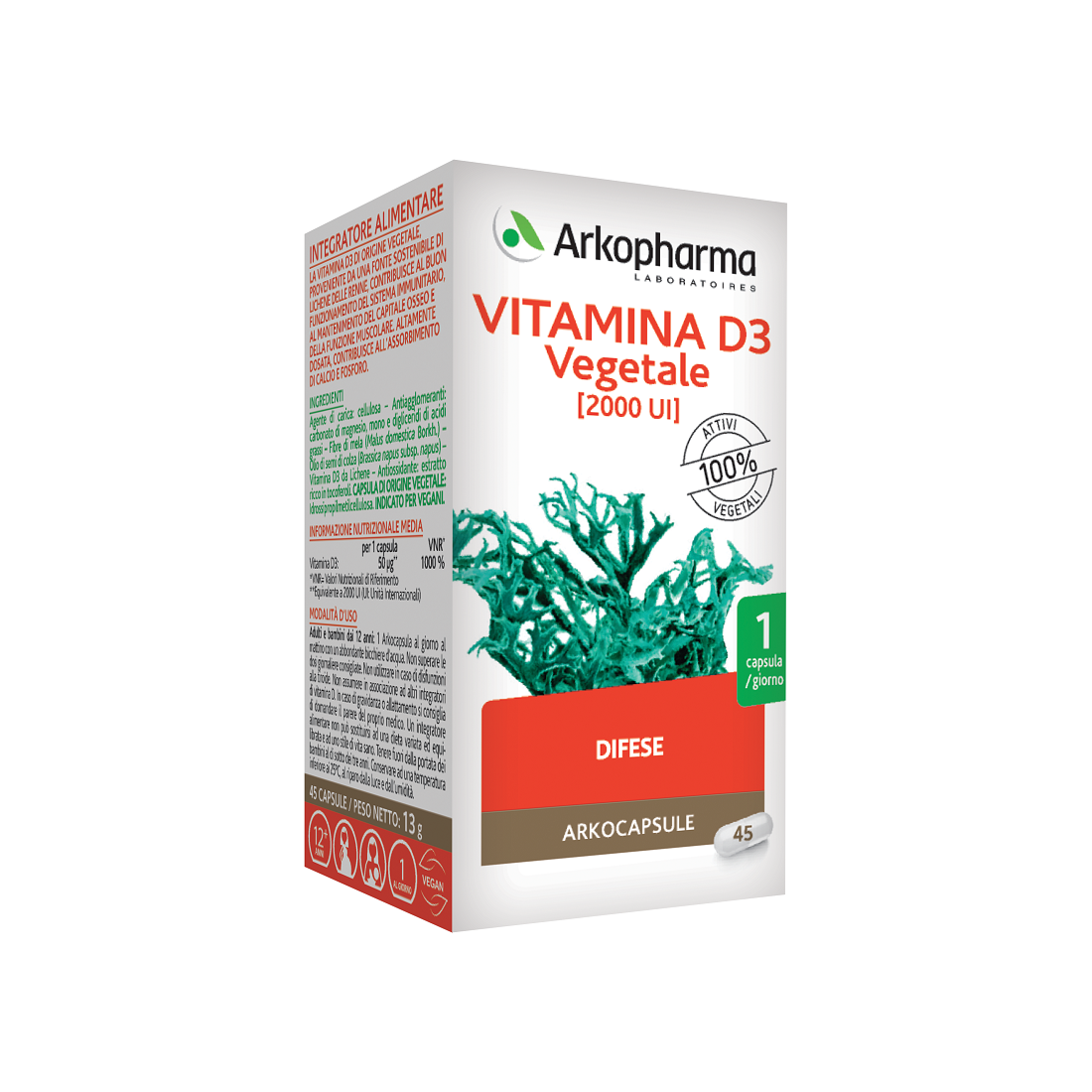 ARKOCPS VITAMINA D3 VEGETALE 45 CAPSULE