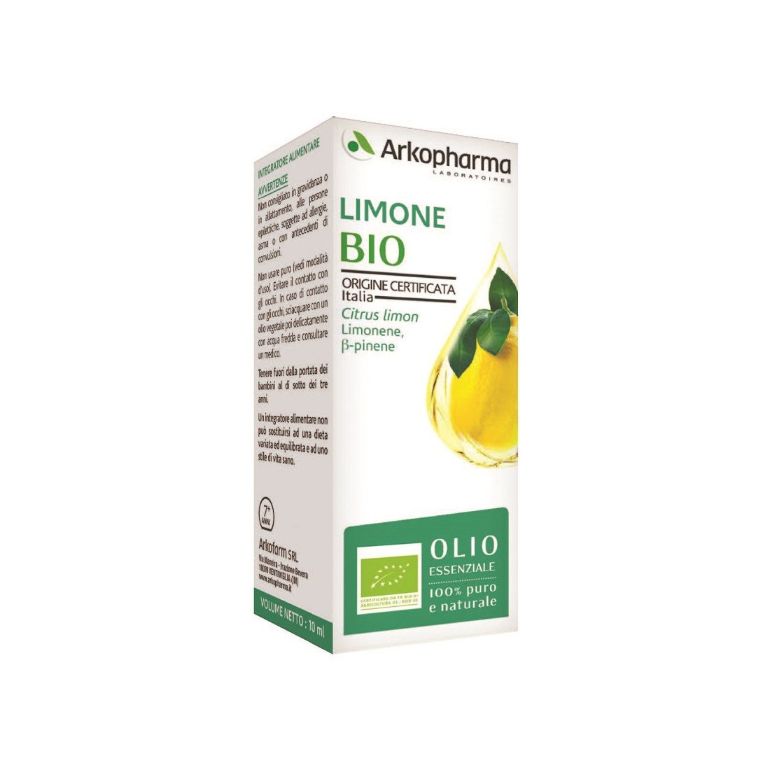 ARKOESSENTIEL LIMONE BIO 10ML