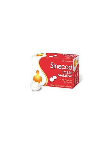 SINECOD TOSSE SED 18PAST 5MG