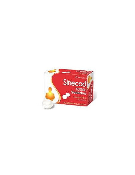 SINECOD TOSSE SED 18PAST 5MG