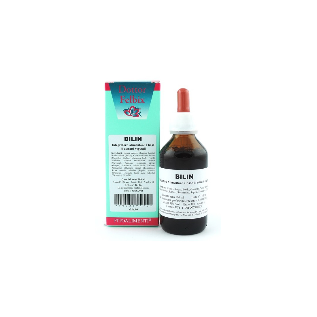 BILIN GOCCE 100ML