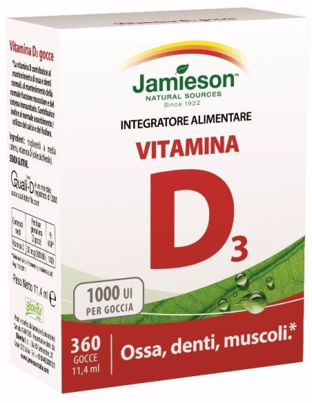 JAMIESON VITAMINA D GTT 11,4ML