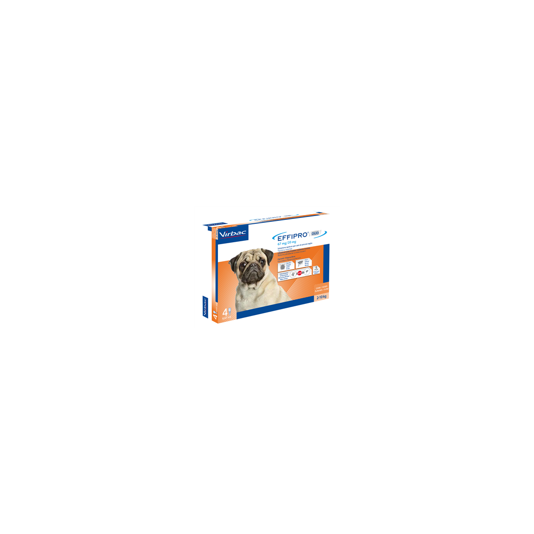 EFFIPRO DUO 4PIP 2-10KG CANI