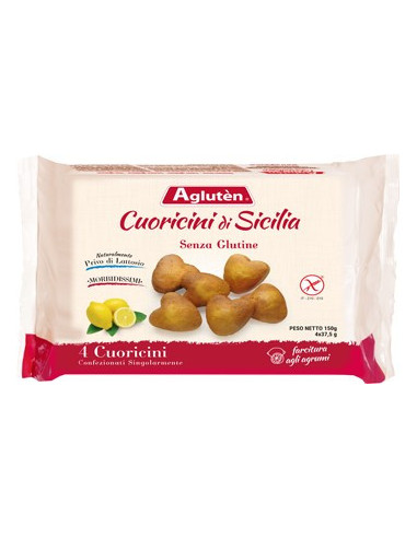 AGLUTEN CUORICINI SICILIA 150G