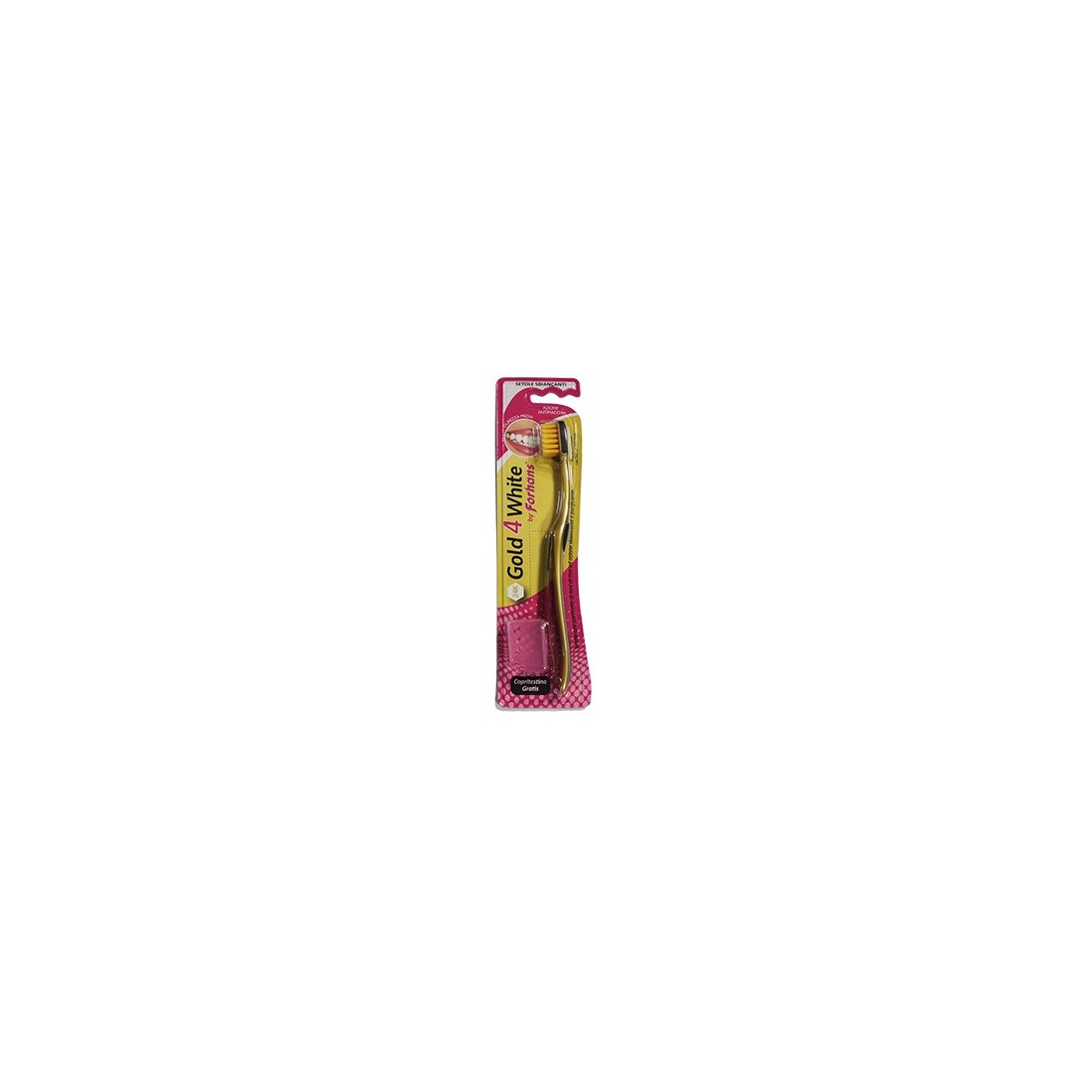 FORHANS TOOTHBRUSH GOLD4WHITE