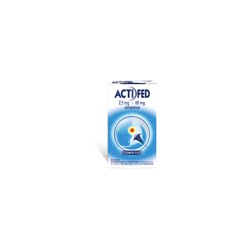 ACTIFED 12CPR 2.5MG+60MG