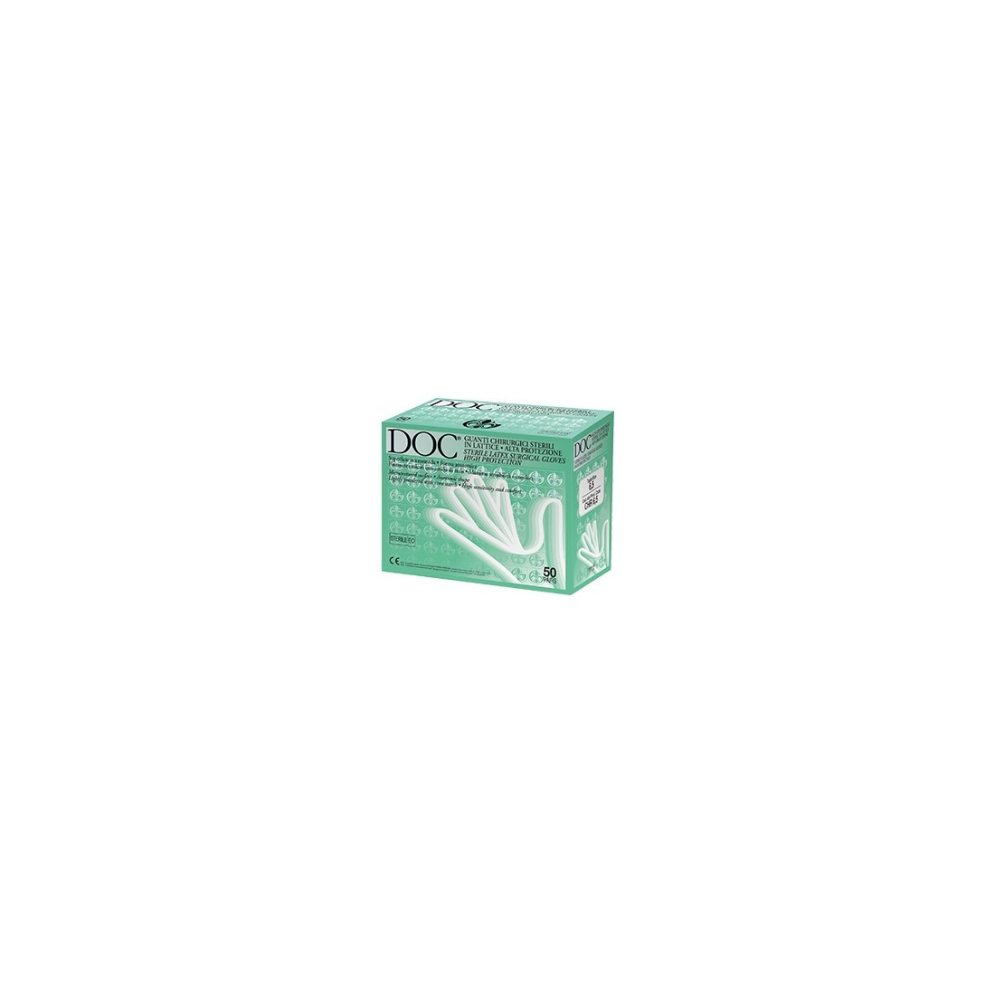 GUANT CHIR LATT CHR6 50PA