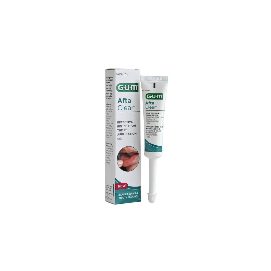 GUM AFTACLEAR GEL 10ML