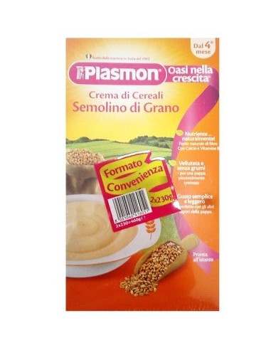 PLASMON CEREALI SEMOLINO2X230G