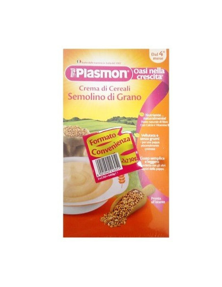 PLASMON CEREALI SEMOLINO2X230G