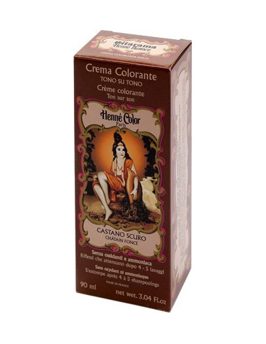 HENNE CASTANO SCURO CREMA