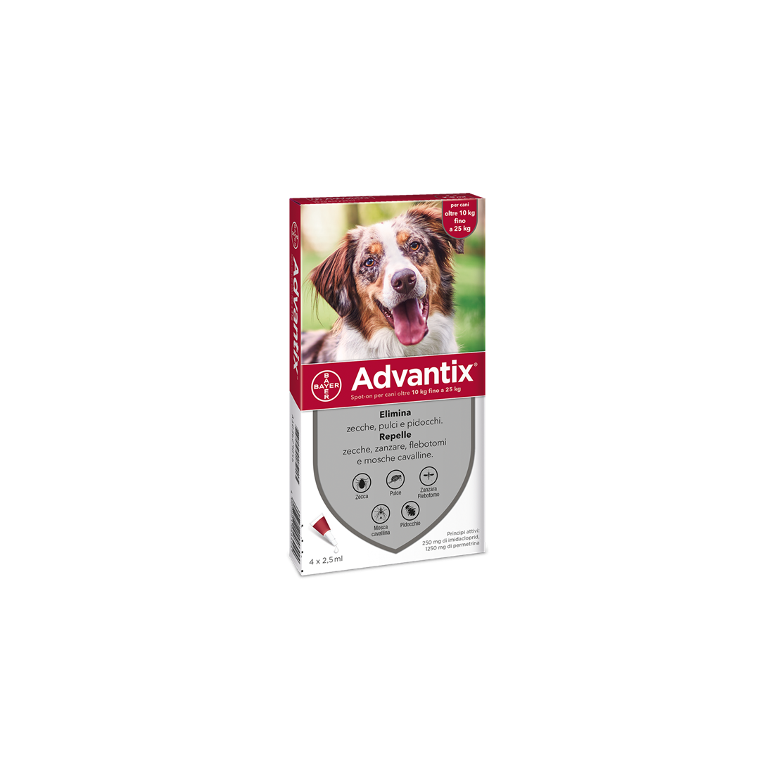 ADVANTIX SPOT ON 4PIP 10-25KG