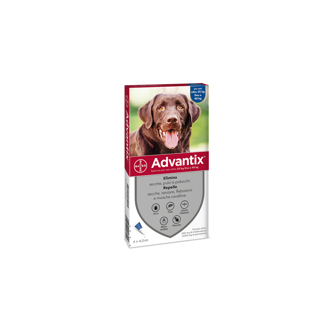 ADVANTIX SPOT ON 4PIP 25-40KG