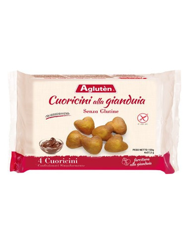 AGLUTEN CUORICINI GIANDUJA150G