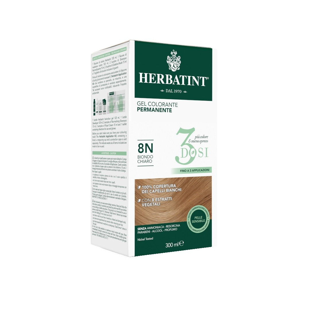 HERBATINT 3DOSI 8N 300ML