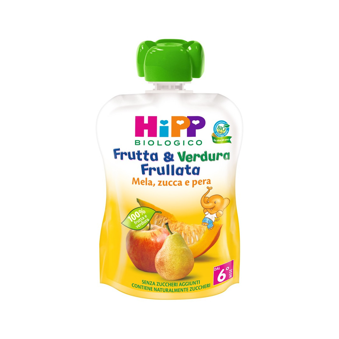 HIPP BIO FRUT&VER MEL/PE/ZU90G