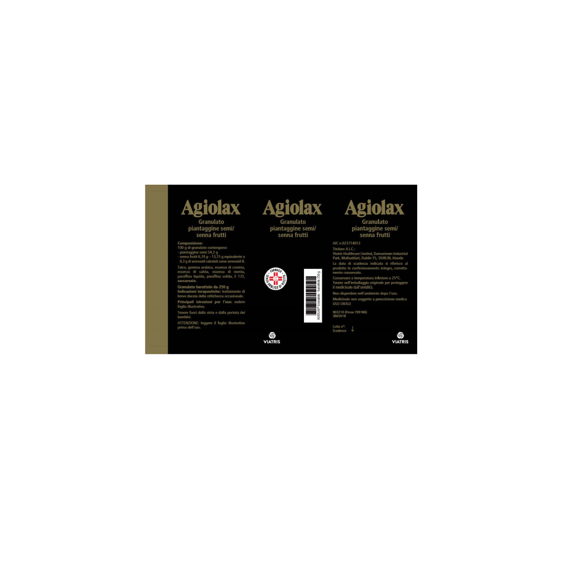 AGIOLAX OS FREE BAR 250G