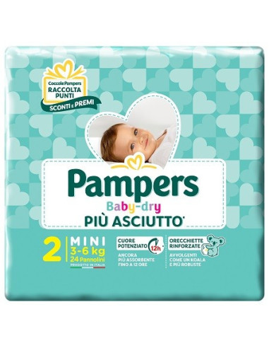 PAMPERS BD DOWNCOUNT MINI 24PZ