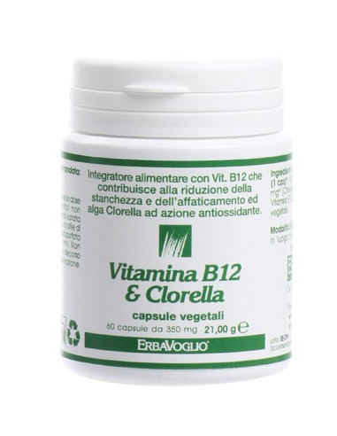 VITAMINA B12+CLORELLA 60CPS
