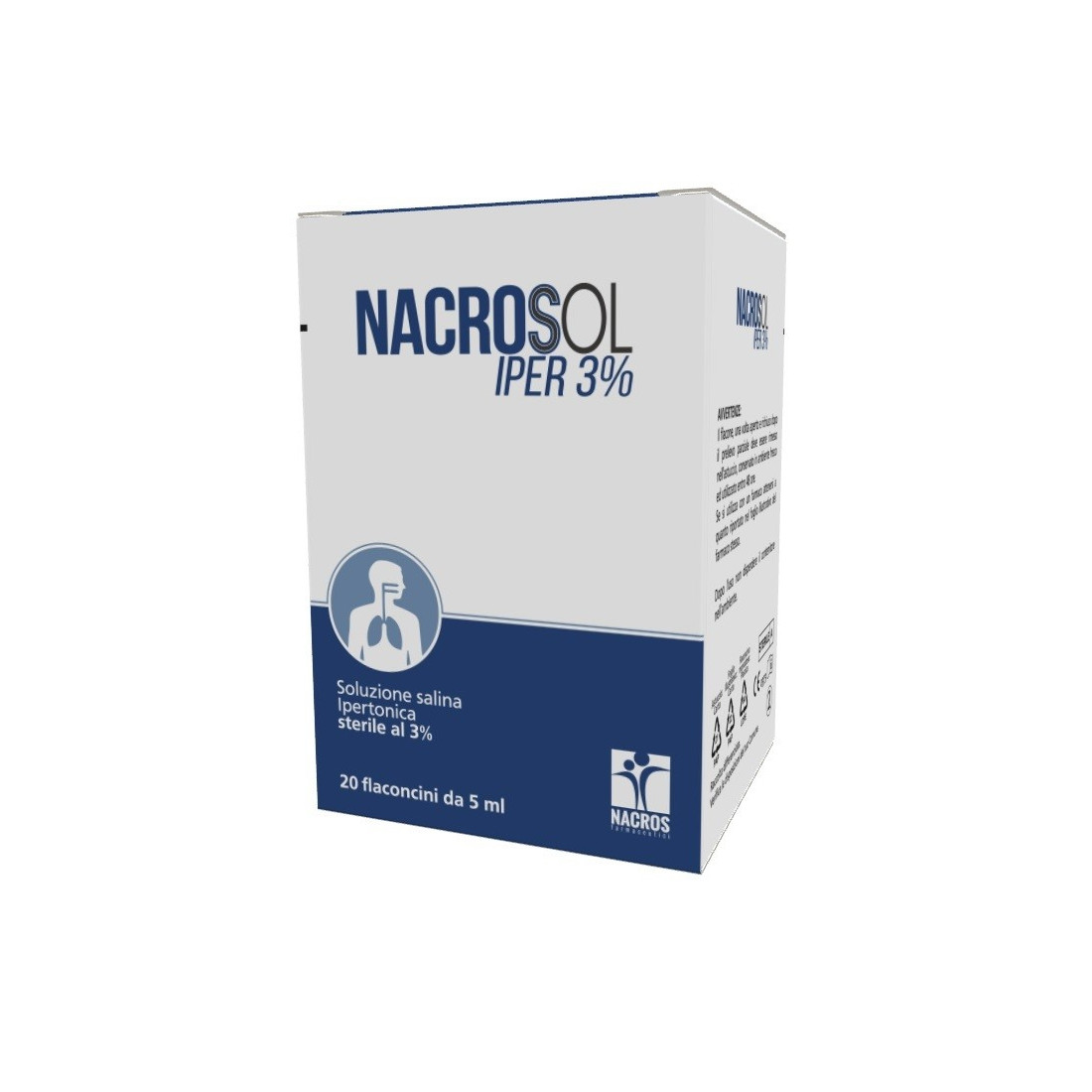 NACROSOL IPER 3% 20F FISIOL5ML