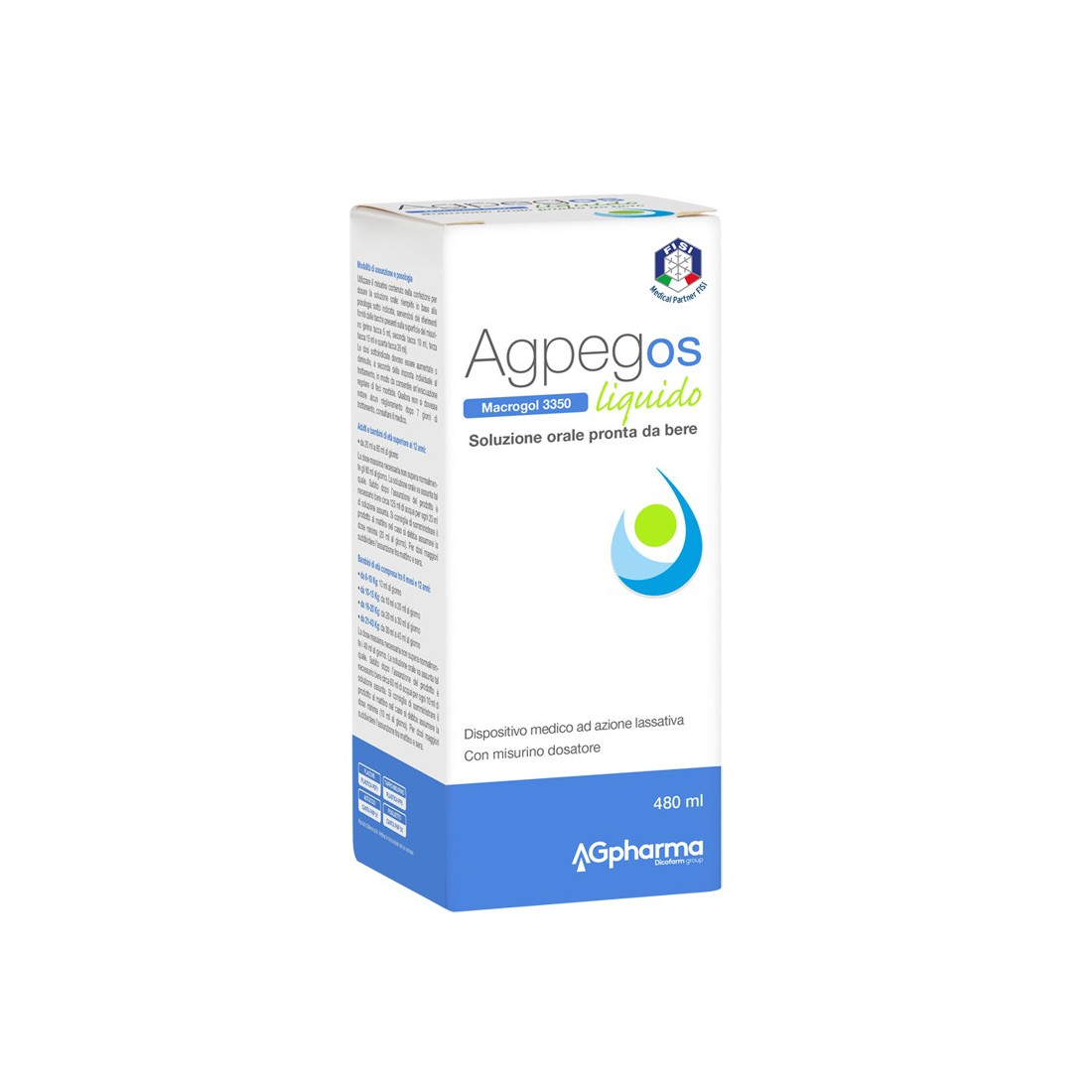 AGPEG OS MACROGOL 3350 480ML