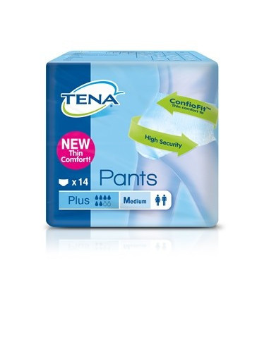 TENA PANTS PLUS PANN XS 14PZ