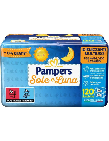 WIPES SOLE&LUNA IGIEN 90+30