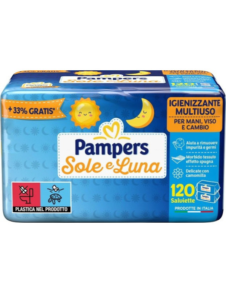 WIPES SOLE&LUNA IGIEN 90+30