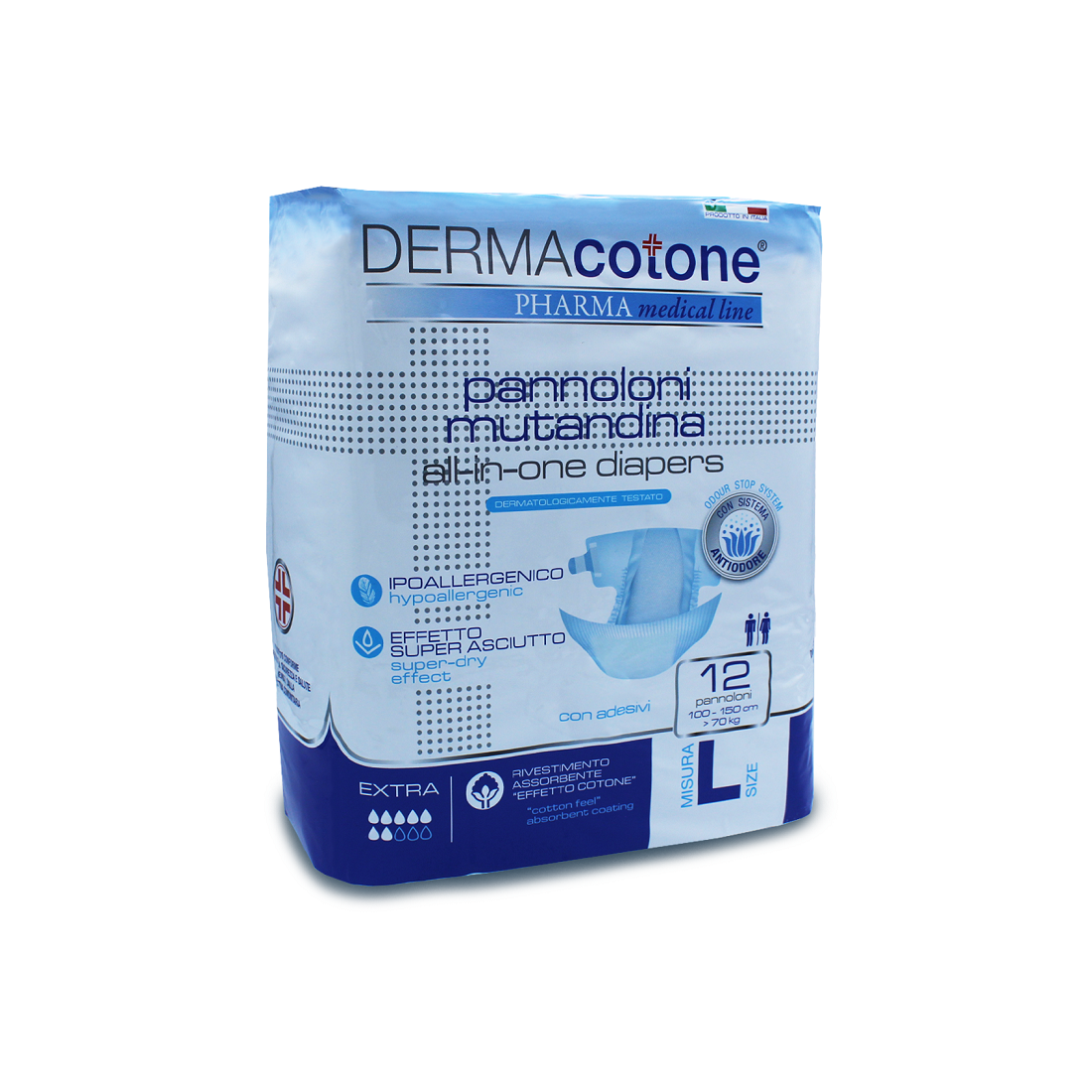DERMACOTONE PANN MUT L 12PZ