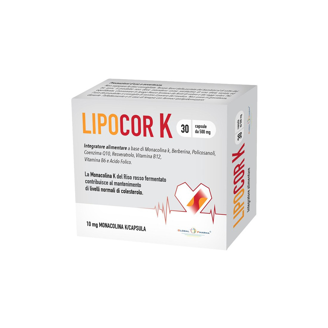 LIPOCOR K 30CPS