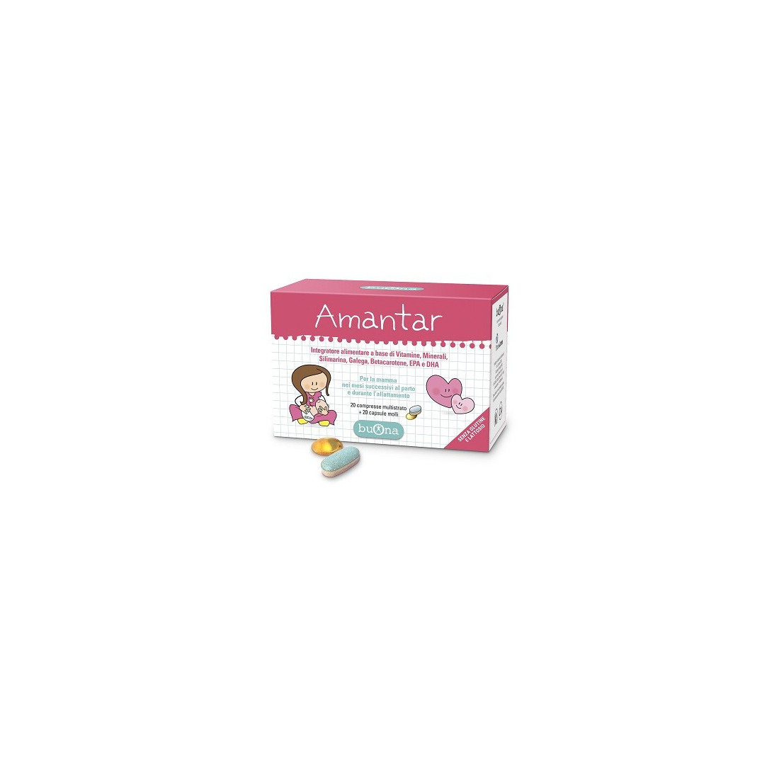 AMANTAR 20CPR+20CPS