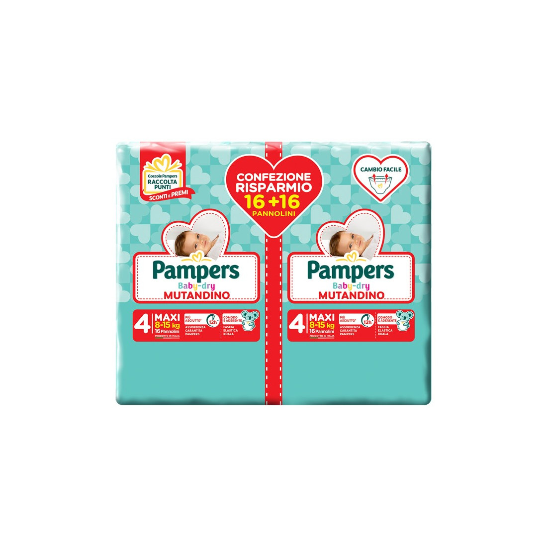 PAMPERS MUT DUODWCT MAXI32P