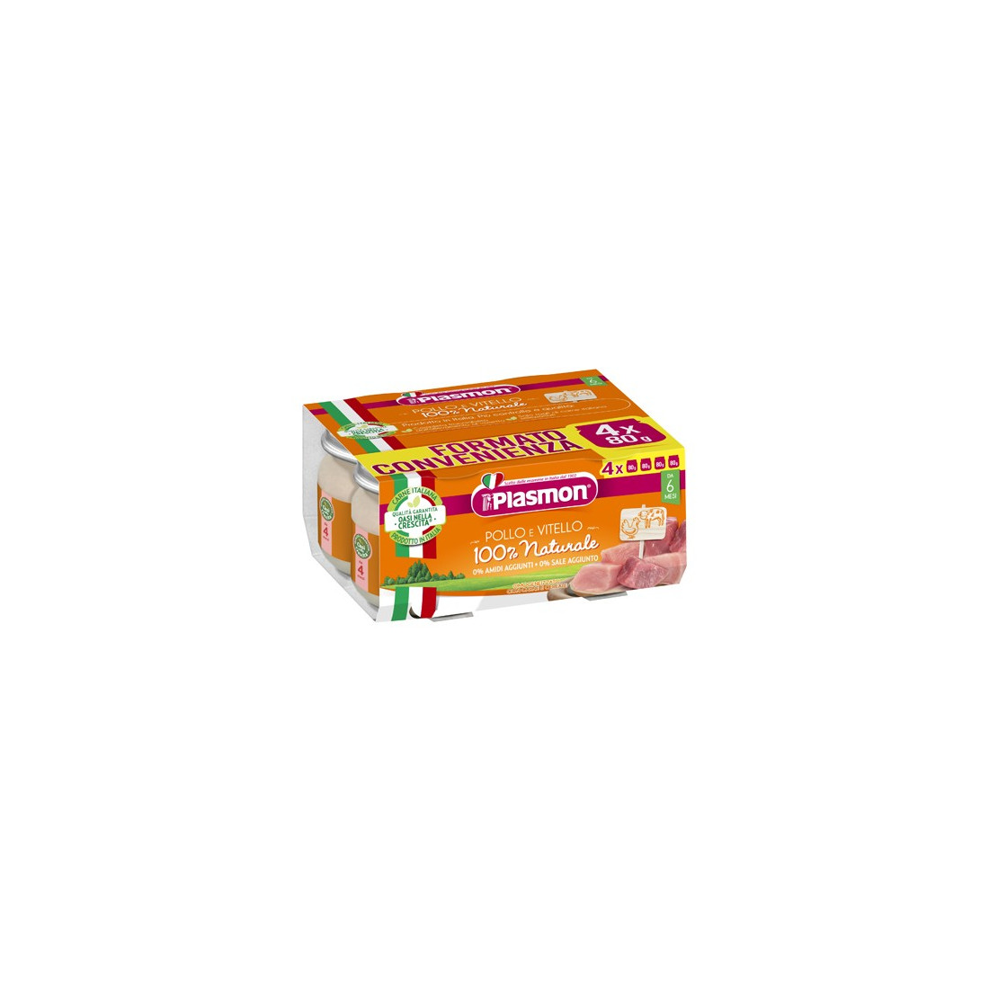 PLASMON OMOG POLLO/VTL 4X80G