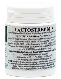 LACTOSTREP MIX 500 MG 50 CPS