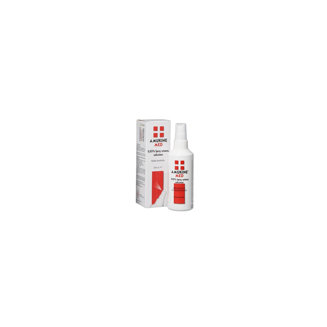 AMUKINE MED SPR CUT 200ML0,05%
