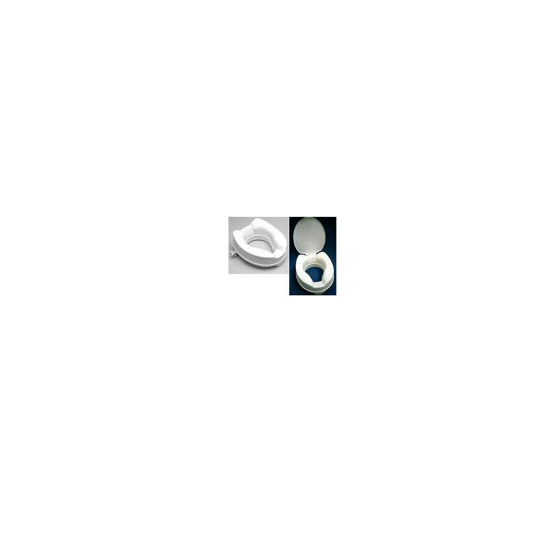 RIALZO WC C/BIDET S/COPERCHIO