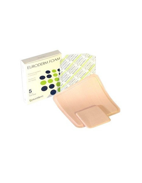 EURODERM FOAM SCH 10X10CM 5PZ
