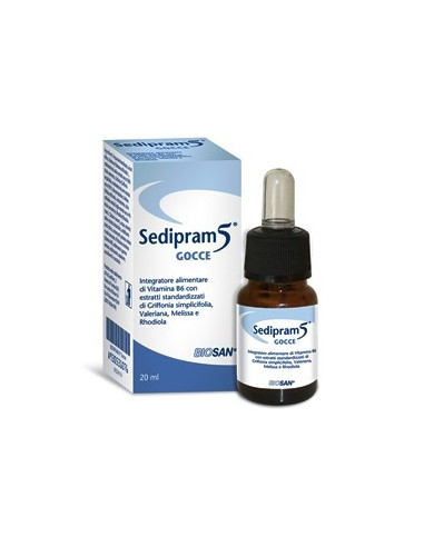 SEDIPRAM 5 GOCCE 20ML