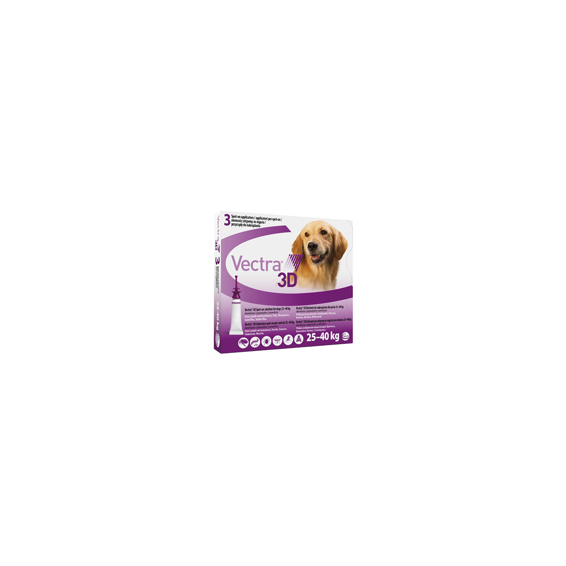 VECTRA 3D 3PIP 25-40KG VIOLA