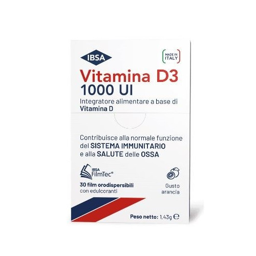 VITAMIN D3 IBSA 1000I 30FILM