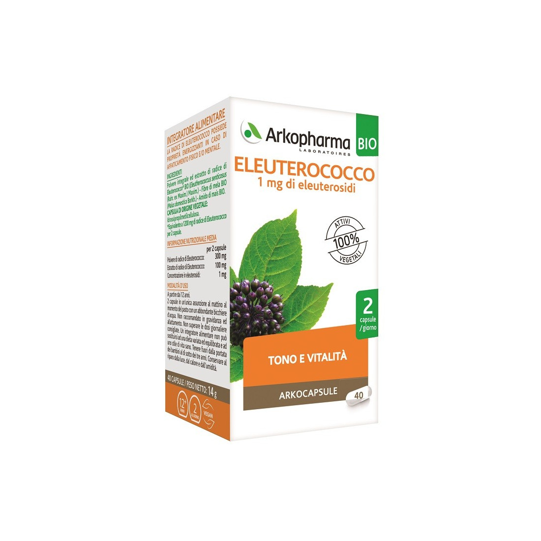 ARKOCPS ELEUTEROCOCCO BIO 40 CAPSULE