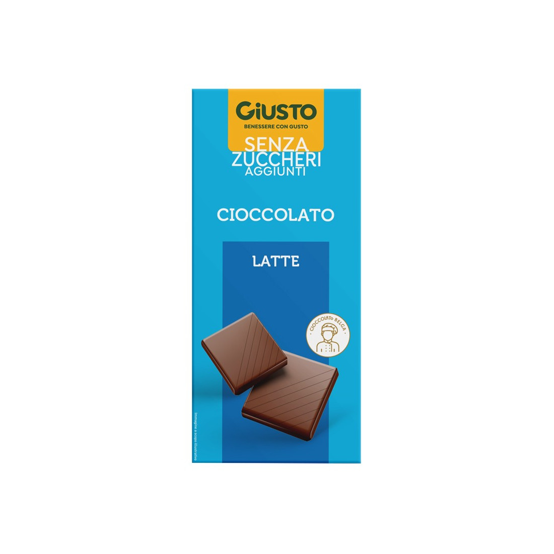 GIUSTO S/ZUCCH CIOC LATTE 85G