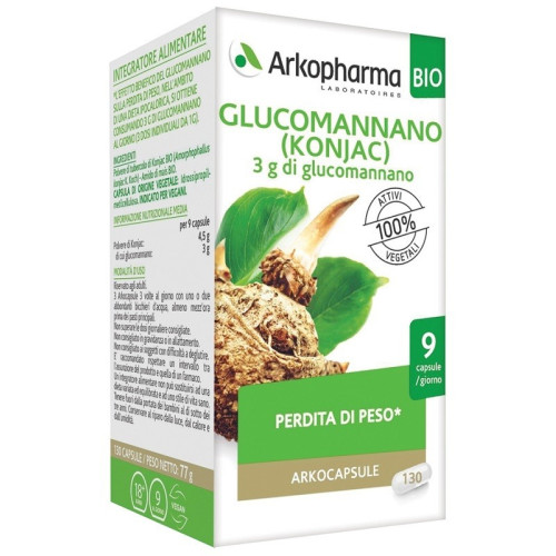 ARKOCPS GLUCOMANNANO 130 CAPSULE