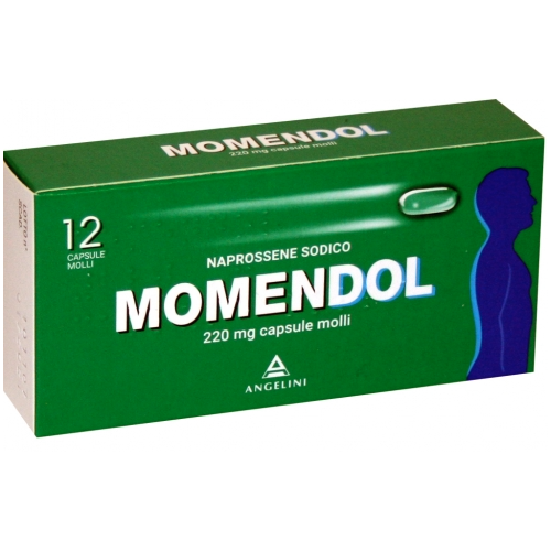 MOMENDOL 12CPS MOLLI 220MG