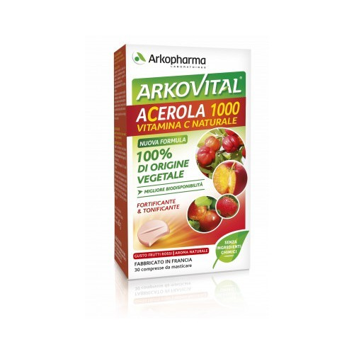 ARKOVITAL ACEROLA 30 COMPRESSE MASTICABILI