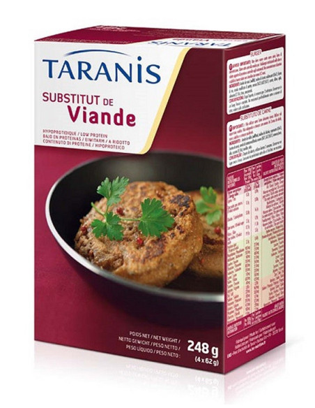 TARANIS BURGER SOST CARNE4X62G
