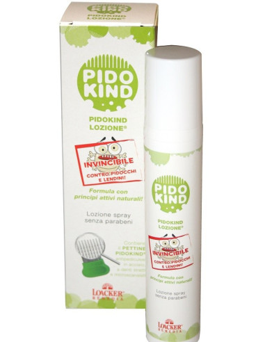 PIDOKIND LOZIONE+PETTINE